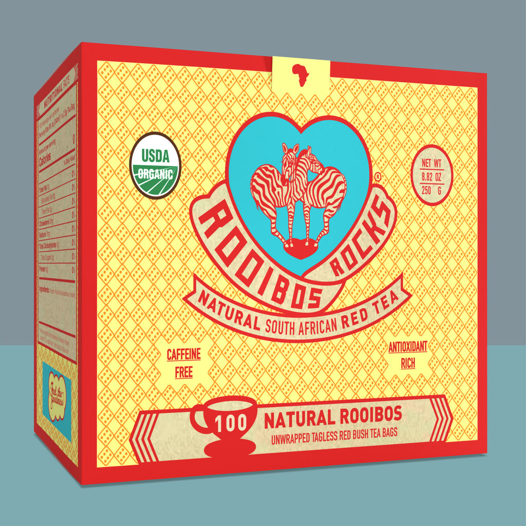 100 Original Organic Natural Rooibos Teabags
