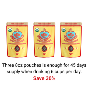 24oz Triple Bundle, Organic Rooibos Rocks Original Loose Leaf Tea