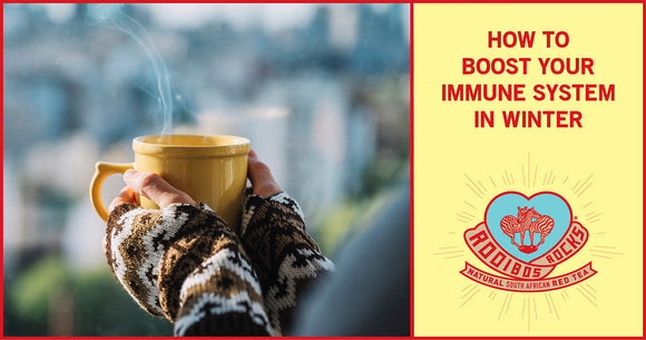 Rooibos Rocks boost your immune system this winter blog image