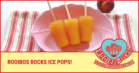 Rooibos Rocks Peach Ice Pops Recipe