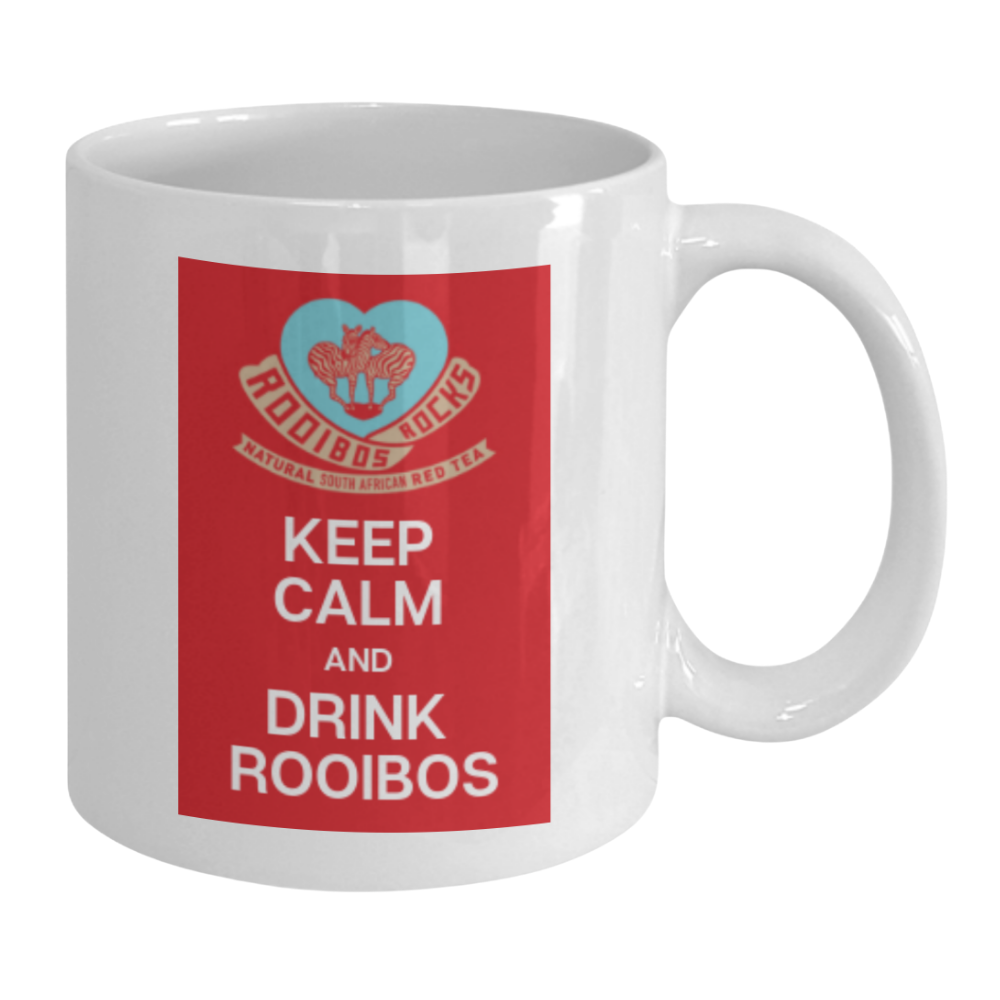 Rooibos Rocks mug "Keep Calm and Drink Rooibos Tea"